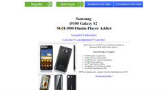 Desktop Screenshot of i900playeraddict.com